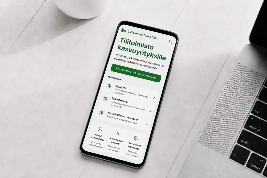 Laadukkaat laskeutumissivut nopeasti ja edullisesti